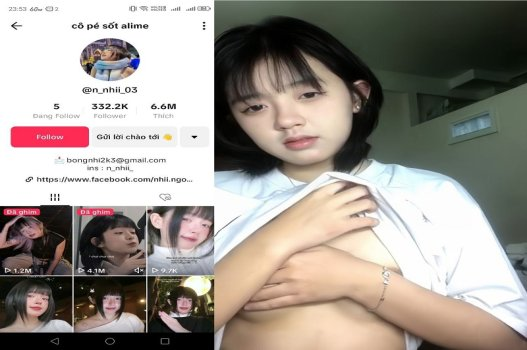 Lộ clip hot Ngọc Nhi 300k follow Tiktok