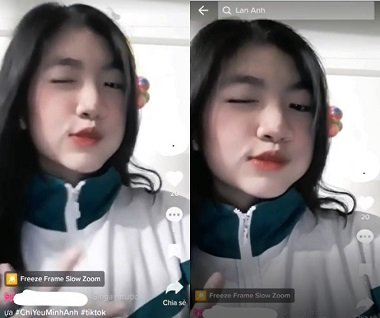 Lan Anh 18 tuổi đã thích làm Tiktoker nổi tiếng