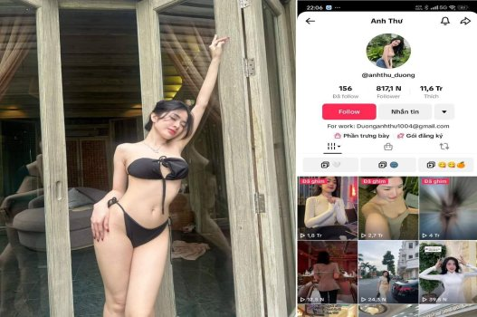 Dương Anh Thư @anhthu_duong tiktoker 800k follow lộ clip hot